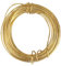 MOZEAT LENS 32.5 Feet Brass Picture Hanging Wire 0.7mm Braided Metal for Photo Frame, Mirror, Artwork, Clock