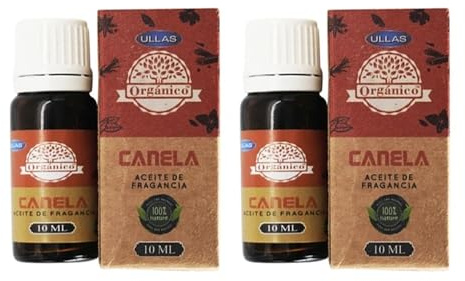 Aromasenses - 2 unds Aceite Esencial Canela Ullas 10 ml - Quemador - Difusor - Velas Perfumadas (10 ml, Canela)