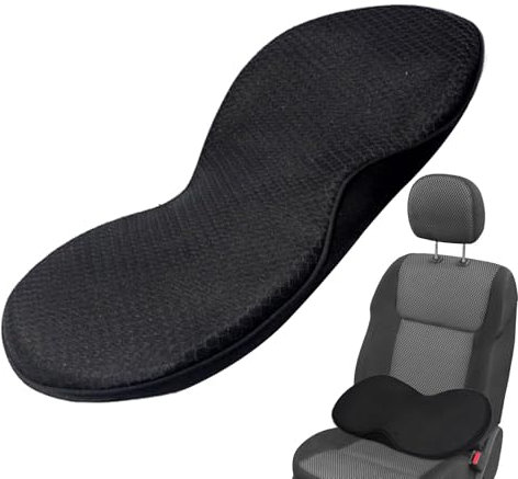 Lendenkissen des Autositzes, Lendenwirbelstütze für den Rücken des Autositzes, Kissen für Autositze, Kissen für Rückenstütze - Atmungsaktives Auto-Rückenkissen, C