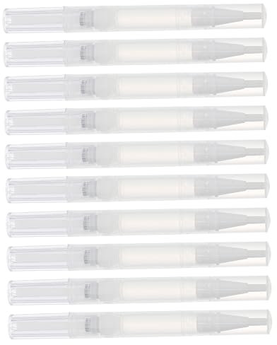 BELLIFFY 2 Sets Nagelpflege-werkzeugstift Kosmetik Flüssigkeitsbehälter Pinselstift Nailart Ölrohr Leere Tube Stilvoll 10 Stück * 2