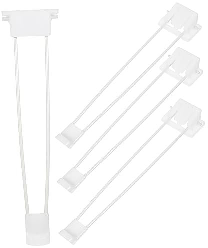 NUOBESTY 4pezzi Gambe Per Tavolo in Fermate Forcina Pieghevoli Per Tavolini Da Caffè Scrivanie Camper Resistente All Usura Facile Installazione Risparmio Spazio