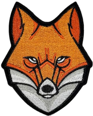 Klett Patches, Taktische Fuchs Stickerei Moral Aufnäher Hook Patch Mit Klettverschluss Für DIY Kleidung Rucksack Baseballkappe Uniform