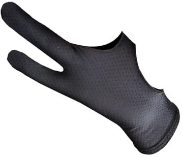 Artist Glove - Two-Finger Graphic Tablet Drawing Glove | Right Left Hand Breathable Wraps for Paper Sketching Professionals Beginners Students