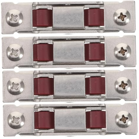 SOPOTUTU 4 Piezas Doble de Rueda Ancha para Ventana Corredera de Unidades Inoxidable Resistente y Suave para Puertas y Ventanas Deslizantes