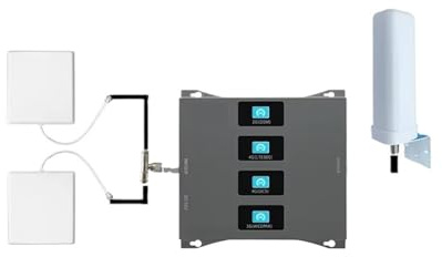 2G 3G 4G 800 900 1800 2100 Mobilförstärkare 2 Antenner GSM-repeater DCS WCDMA 4G-repeater LTE-signalförstärkare Lätt Bred Kompatibilitet