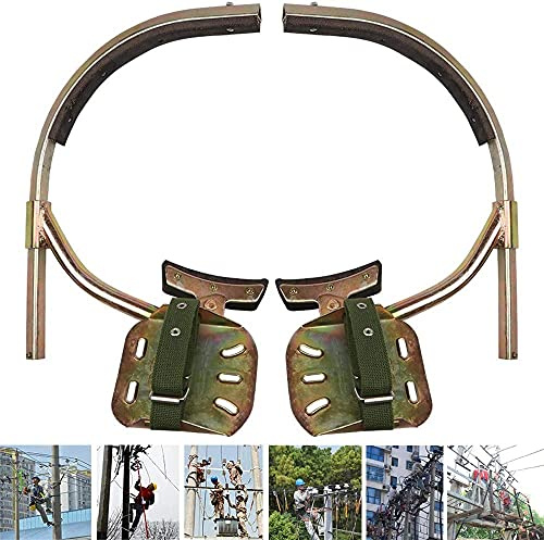 Picos de escalada de árboles con cinturón, equipo de acero inoxidable inoxidable para aventuras al aire libre