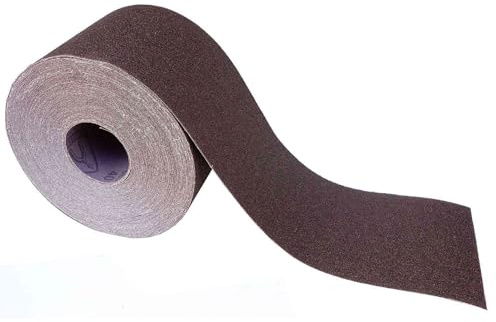 Klingspor KL381J Schleifrolle | 150 mm Breite | Schleifgewebe flexibel für Holz & Metall | Hand- & Maschinenschliff | Körnung & Länge wählbar (P60, Länge: 5 m)