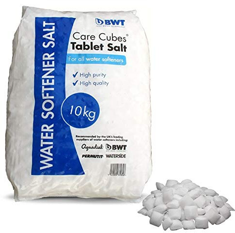 BWT Cure Cubes Water Softener Salt Tablets 10kg Bag - 10TAB Food Grade Salt
