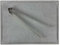 Vulcaninox | Piastra in pietra lavica refrattaria dell'etna con pinza in acciaio inox | Barbecue, forno | MADE IN ITALY (40x30x2)