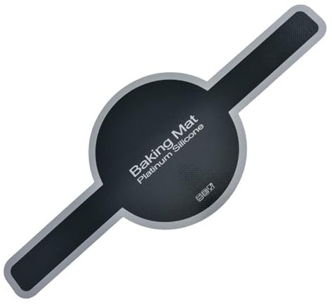 Wizoowip Antihaft-Brotmatte, wiederverwendbar, Silikonschlinge. Hier ist EIN Produkttitel für die Auflistung von Backen mit langem Griff für Zuhause Schwarz