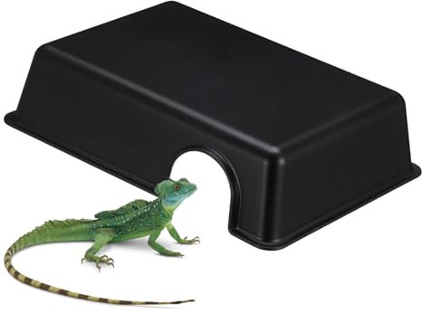 Levemolo Reptilienhöhle Befeuchteter Unterschlupf Kunststoff Versteck Für Krabbeltiere Und Skorpione Terrarien Zubehör