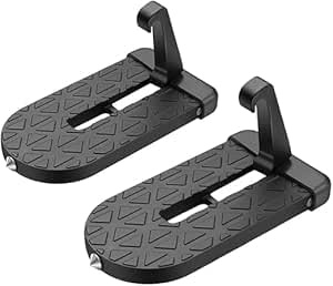 GYWHOOFT 2 Pezzi Pedale Pieghevole per Porta Auto, Pedane per Portiera Auto Antiscivolo, Facile da Trasportare e Installare Accessori per Auto