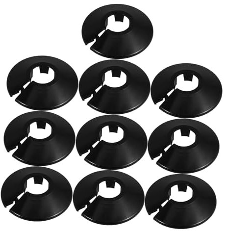 Homoyoyo 10pcs Decorative Pipe Cover for Drain Pipe Easy Snap Installation Bathroom and Kitchen