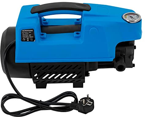 Rondella ad alta pressione da 220 V, con manometro immerso nell'olio, 1,3 KW, 10 l/min, 2800 giri/min, idropulitrice per auto con tre modalità, pompa automatica per lavaggio auto, lavaggio auto