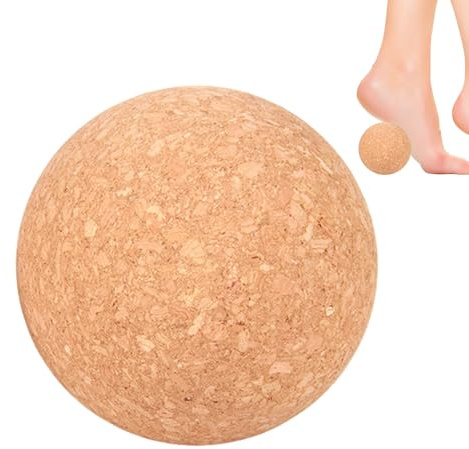 Yoga-Massageball Roller, Leichter Massageball Gegen Muskelkater, Faszienball Für Füße, Massageballs Fuß Aus Kork Für Trigger Zonen Faszienball Triggerpunkt Faszientraining