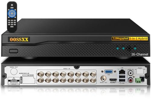 16CH Hybrid DVR Video Recorder for CCTV Security Camera System Without HDD
