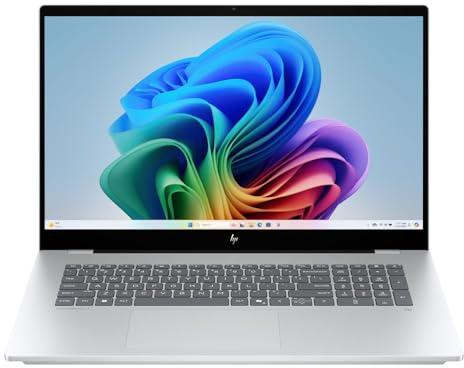 HP OmniBook 7 AI Laptop (17.3 Full HD Touchscreen | Intel Core Ultra 5 226V CPU | 16GB LPDDR5x 8533MHz | 512GB NVMe SSD | Intel ARC Graphics) | Copilot+ PC for Business | Win 11 Pro - Silver