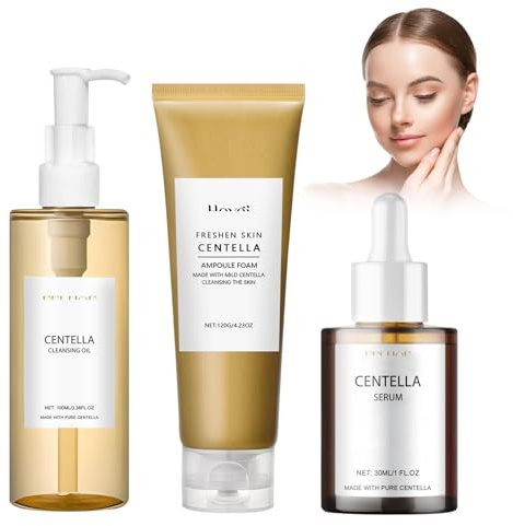 Centella Cleansing Oil+Limpiador Facial+Asiatica Serum, Centella Cleanser