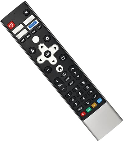 Telecomando con funzionalità di comando vocale, ampia compatibilità e comoda impugnatura ergonomica per l'impostazione del telecomando ergonomico