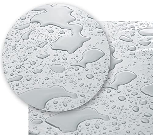 Transparente Tischdecke Klarsicht Folie, rund oval eckig - Stärke 0,30 mm - Größe wählbar (Oval 130 x 180 cm)