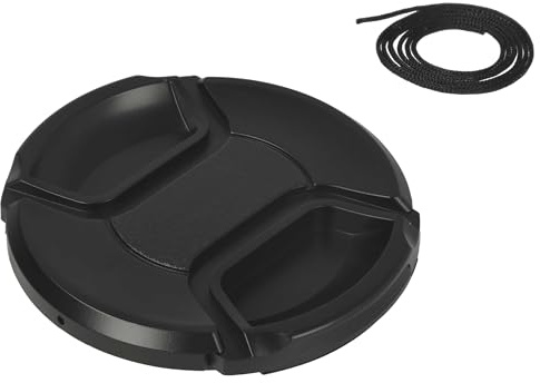 vhbw Bouchon d'objectif 72 mm Compatible avec Tokina at-X 80-400 mm 4.5-5.6 D Appareil Photo - Plastique, Noir, avec Ouverture intérieure