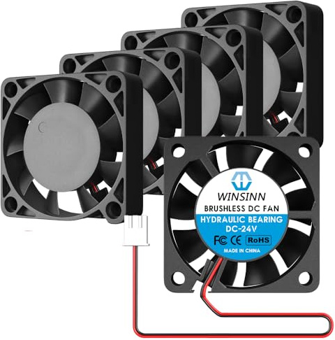 WINSINN 40mm Fan 24V Hydraulic Bearing Brushless 4010 40x10mm - High Speed (Pack of 5Pcs)