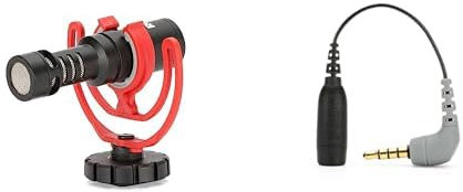 RØDE Microphone directionnel Compact sur caméra VideoMicro & SC4 Adaptateur pour VideoMic