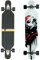 Flex1 bis 122kg - Camber Longboard (Flex1 bis 122kg, weiß Skull - Ahornholz)