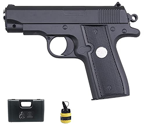 Pistola Galaxy G2 Metal (Muelle) | Pistola de Airsoft (Bolas de plástico 6mm) + maletín de PVC + biberón de munición