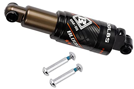 SM SunniMix Amortisseur De Choc Arrière d'air De VTT Amortisseur De Pression D'huile, Amortisseurs pour Vélo, 165mm équipement Absorbant avec Pièces - 165mm1000lbs