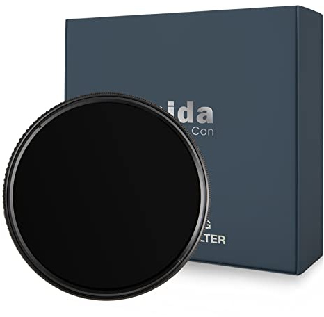 Haida Einstellbarer Filter für Kamera, Mehrfachbeschichtung, variabler ND, wasserdicht, kratzfest, Pro II, Nano-Beschichtung, optisches Glas, Neutraldichte, SLR, fotografischer Filter (77 mm)
