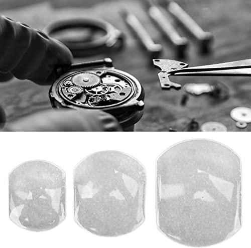 Uhrmacherlupe, Uhr Kalender Lupe Uhrenkalenderfensterlupe Uhr Kalender Fensterlupe for Leselupen Uhr Kalender Fensterlupe for Leselupen 3 Stück Uhrenkalenderlupe