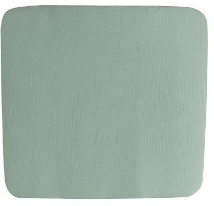 Baby's Only - Baby Wickelauflagenbezug 75x85 cm - Bezug für Wickelauflage Fresh ECO - Abwaschbare Bezug für Wickeltischauflage - Aus 100% Bio-Baumwolle - Stonegreen