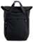 eoto Rucksack Water Ice:OLATED DEEP Black Daypack für Uni, Reisen, Job und Freizeit in schwarz, nachhaltig, Tagesrucksack, Reiserucksack, Damen, Herren, 22 L