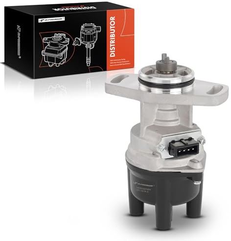 A-Premium Ignition Distributor with Cap and Rotor Compatible with Nissan Sentra 1989-1994, NX 1991-1993, Pulsar NX 1989-1990, 1.6L Gas