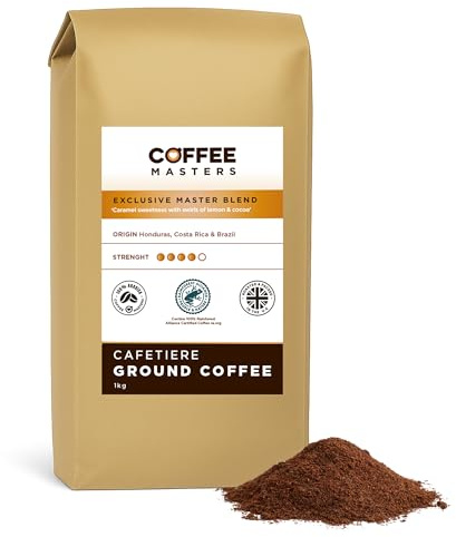 Coffee Masters Cafetiere Ground Coffee - Exclusive Master Blend 1kg