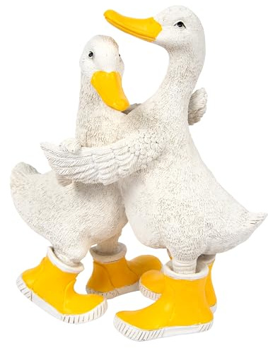 The Leonardo Collection Quackers Duck Dancing Figurine For Home & Office | Home Decor Ornaments Gift For Women & Men | Beautiful Figurine For Indoor & Outdoor | Living Room Decor Ornaments