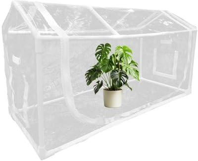 Tragbares Gewächshaus Winter Pflanzenschutz Pflanzenzucht Schuppen Mehrzweck Gewächshaus Garten Pflanzenschutz Balkon Pflanzenschutz Terrassenpflanzenpflege Pflanzenschutz