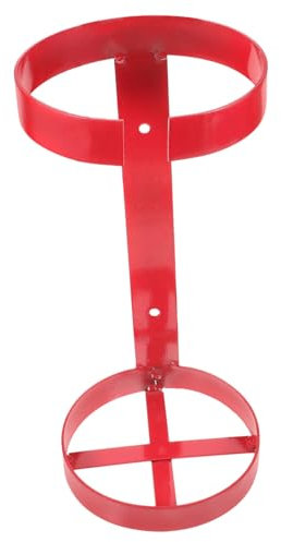 IWOWHERO Supporto per Estintore in Metallo a Parete Staffa di Montaggio per Estintore da 5-6kg per Auto e Barca Fissaggio Stabile e Salvaspazio per Sicurezza Veicoli
