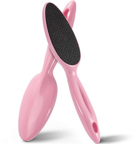 HovuuTuig Lima per Piedi in Nano Vetro, pietra pomice per piedi, raspa piedi professionale, calli piedi rimozione, lima per piedi e talloni, per Una Rimozione Delicata di Calli e Duroni (rosa)