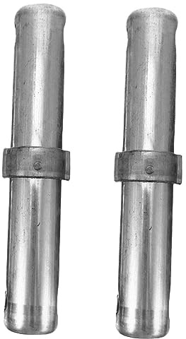HOMSFOU 2pcs Plated Scaffolding Coupling Pin with Collar for Easy Mobility Precision Engineered Retainer for Efficient Construction Scaffolding Equipment Accessory
