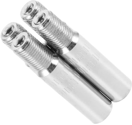 JUMPLAWN 4 piezas Extensiones de Válvula de Neumático de Metal Prolongadores para Vástago de Válvula de Coche Adaptadores para de Neumáticos Capacidad Compatible con Diversas de