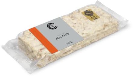 Castillo de Jijona - Turrón de Alicante Artesano - Almendra 67% y Miel 15% - Calidad Suprema - Textura Crujiente y Tradición Centenaria - Hecho en España (Jijona) | 150g