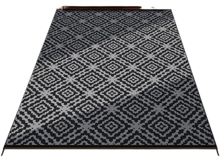 MZSKLW Tappeto da esterno 1,8 x 2,7 m, impermeabile, per soggiorno, patio, balcone, picnic, spiaggia