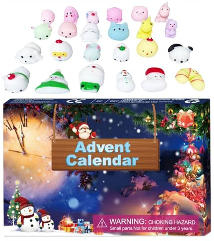 Calendario Avvento 2025 con 24 Animali Unici - Regalo Conto Alla Rovescia Natalizio per Bambini