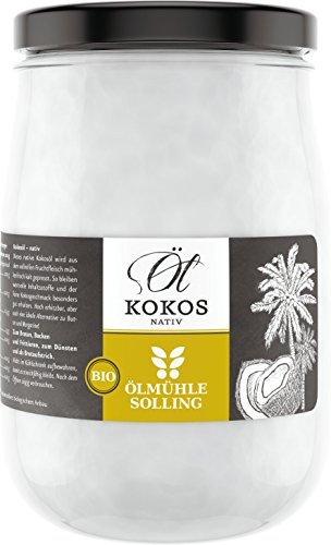 Ölmühle Solling BIO - Kokosöl nativ - 1. Kaltpressung Glas, 1000 ml