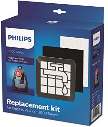Philips Kit repuesto Aspirador sin bolsa serie 2000 XV1220/01- Repuestos de filtro original de Philips, compatible con el aspirador sin bolsa serie 2000 (XB2XXX)