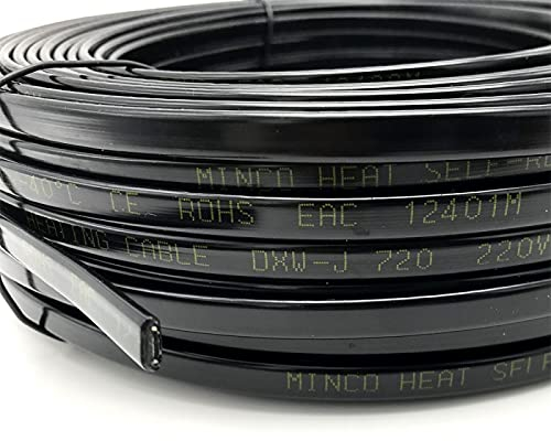 KEPOHK Selbstregulierendes Heizband Schneeschmelzablauf Wasserrohr Frostschutz-Wärmekabel