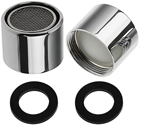 HATOOLHA® Sink Faucet Aerator Replacement Female Faucet Tap Aerators Nozzle for Kitchen Bathroom Faucet Water Saving Bubbler (NPT Female 22mm)