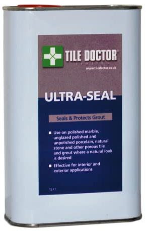 Tile Doctor Ultra-Seal Premium Sealer 1 Litre - No Sheen Natural-Look,Solvent-Based penetrating Sealer
